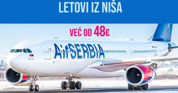 skylle afbalanceret forligsmanden Air Serbia | Let iz Niša | Cena avio karte od 48 eur
