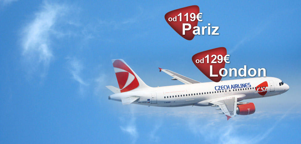 czech airlines avio karte